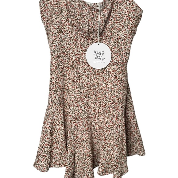 Sold Princess Polly Size 10 The Marko Playsuit Romper Floral Bows Spring Summer - Picture 2 of 8